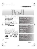 Panasonic SCHT885W Operativní instrukce