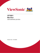 ViewSonic VP3881 Uživatelská příručka