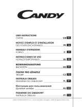 Candy FCXP645WX Uživatelský manuál
