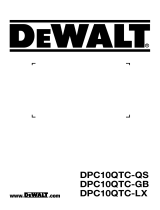 DeWalt DPC10QTC Uživatelský manuál