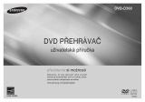 Samsung DVD-D360 Uživatelský manuál