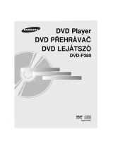 Samsung DVD-P380 Uživatelský manuál