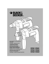 BLACK+DECKER KD562 Uživatelský manuál