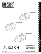 BLACK+DECKER BXGP1100XE Uživatelský manuál