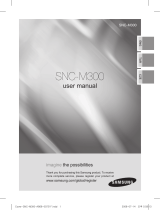 Samsung SNC-M300P Uživatelský manuál