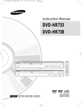 Samsung DVD-HR733 Uživatelský manuál