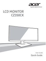 Acer CZ350CK Rychlý návod
