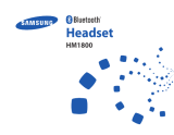 Samsung HM1800 Uživatelský manuál
