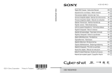 Sony DSC-W550L Uživatelský manuál
