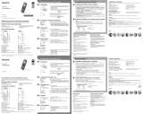 Sony ICD-PX240 Rychlý návod