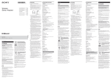 Sony MDR-1RBT Uživatelská příručka