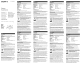 Sony MDR-E819V Návod k obsluze