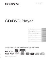 Sony DVP-SR700H Návod k obsluze