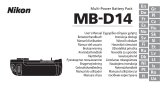 Nikon MB-D14 Uživatelský manuál