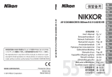 Nikon AF-S DX NIKKOR 55-300mm f/4.5-5.6G ED VR Uživatelský manuál