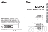 Nikon AF-S NIKKOR 28-300mm f/3.5-5.6G ED VR Uživatelský manuál