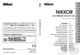Nikon AF-S NIKKOR 35mm f/1.4G Uživatelský manuál
