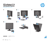 HP ProDisplay P17A 17-inch 5:4 LED Backlit Monitor Rychlý návod