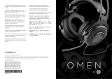 HP OMEN Headset Uživatelský manuál