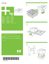 HP LaserJet 500-sheet Input Tray Uživatelská příručka
