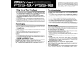 Yamaha PortaSound PSS-16 Návod k obsluze