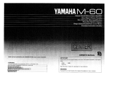Yamaha M-60 Návod k obsluze