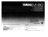 Yamaha M-80 Návod k obsluze