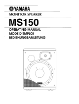 Yamaha MS150 Návod k obsluze