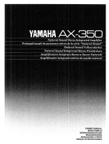 Yamaha AX-350 Návod k obsluze
