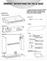 Yamaha EL-40 Assembly Instructions