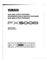 Yamaha FX500B Návod k obsluze