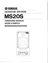 Yamaha MS20S Návod k obsluze