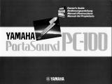 Yamaha PC-100 Návod k obsluze
