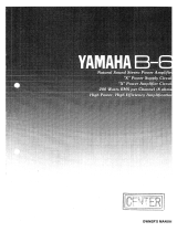Yamaha B-6 Návod k obsluze