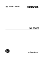 Hoover HDI 2D623 Uživatelský manuál