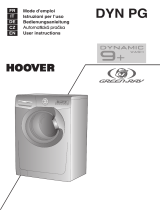 Hoover DYN 11146PG8/1-S Waschmaschine Uživatelský manuál
