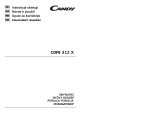 Candy CDF8 312 X - S Uživatelský manuál