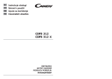 Candy CDF8 312X/1-S Uživatelský manuál