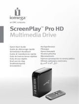Iomega 34151 - ScreenPlay Pro HD Multimedia Drive Návod k obsluze