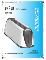 Braun IMPRESSION HT 600 Návod k obsluze