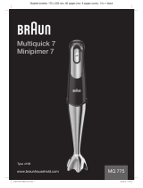 Braun MQ775 Návod k obsluze