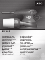 Aeg-Electrolux EX 125 E Návod k obsluze