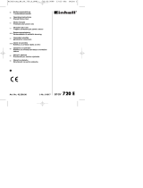 EINHELL BT-DY 720 E Návod k obsluze
