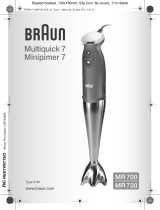 Braun MR700 MR730 Návod k obsluze