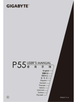 Gigabyte P55 Uživatelský manuál
