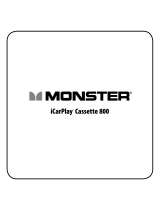 Monster iCarPlay Cassette 800 Uživatelský manuál