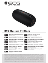 ECG BTS Elysium X1 Black Uživatelský manuál