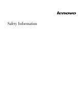 Lenovo THINKSERVER RD230 Safety Information Manual