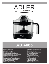 Adler MS 4068 Operativní instrukce