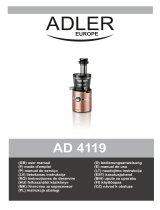 Adler Europe AD 4119 Uživatelský manuál